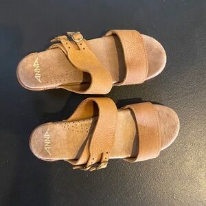 Suede Heeled Sandal